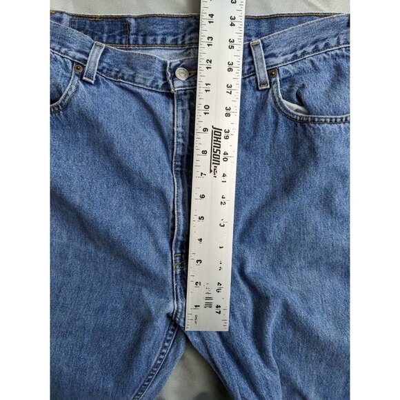 Vintage Levis Jeans 100% Cotton Regular Straight Leg Mens Size 38X31 - Picture 13 of 15